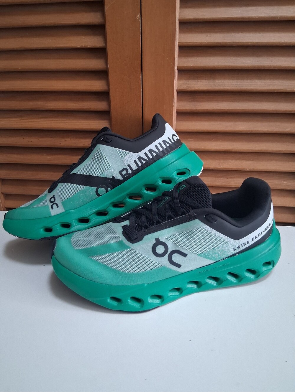 On Running Cloudsurfer Next Mint Black Women's Running Shoe * Size: 8 * NEW